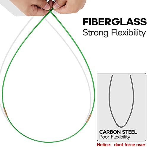 image for FTIHTRY 45FT Fiberglass Running Electrical Wire Cable Glow Rods Wire P