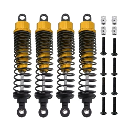 Amortisseurs RC 1/10 en aluminium assemblés de 98 mm pour réparer les suspensions cassées