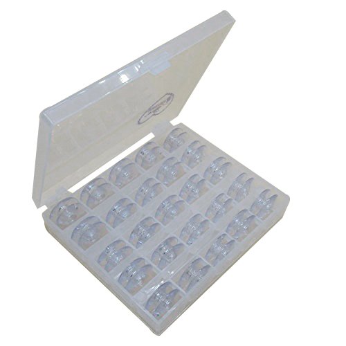 Bobinas Honeysew transparentes de 25 unidades para un devanado fluido en Viking 6370