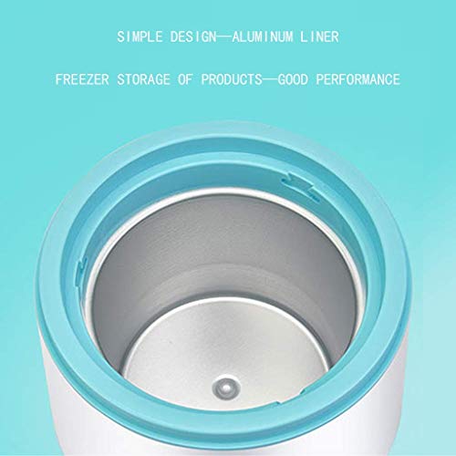 LLSS Automatische Eismaschine, Doppelschichtkühlung, tragbare Eismaschine, weicher gefrorener Joghurt, Fruchtsorbet-Sorbet-Maschine, gerätesicher, Tinnitus mit Milchblau – Bild 4