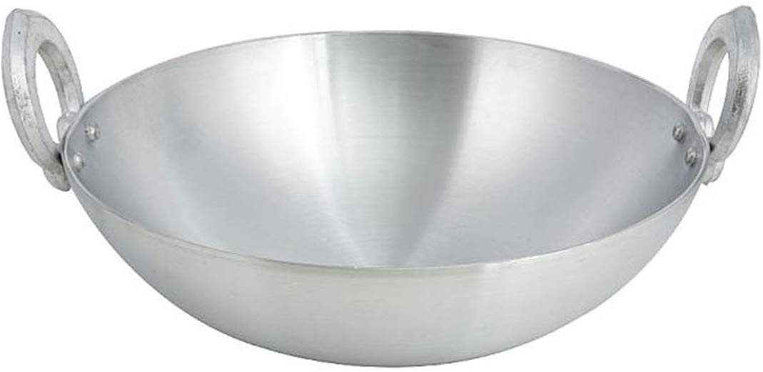 Bright Metal Aluminium Kadhai Kadai With Handle For Kitchen | Deep Frying Kadai Round Bottom Deep Frying Karahi For Kitchen 4 Ltr, Silver (B0CRPDGNKW) Amazon Price History, Amazon Price Tracker