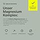 Magnesium Komplex - Premium: Aus 5 hochwertigen Verbindungen - 400mg elementares Magnesium pro Tagesdosis - Laborgeprüft, vegan, hochdosiert