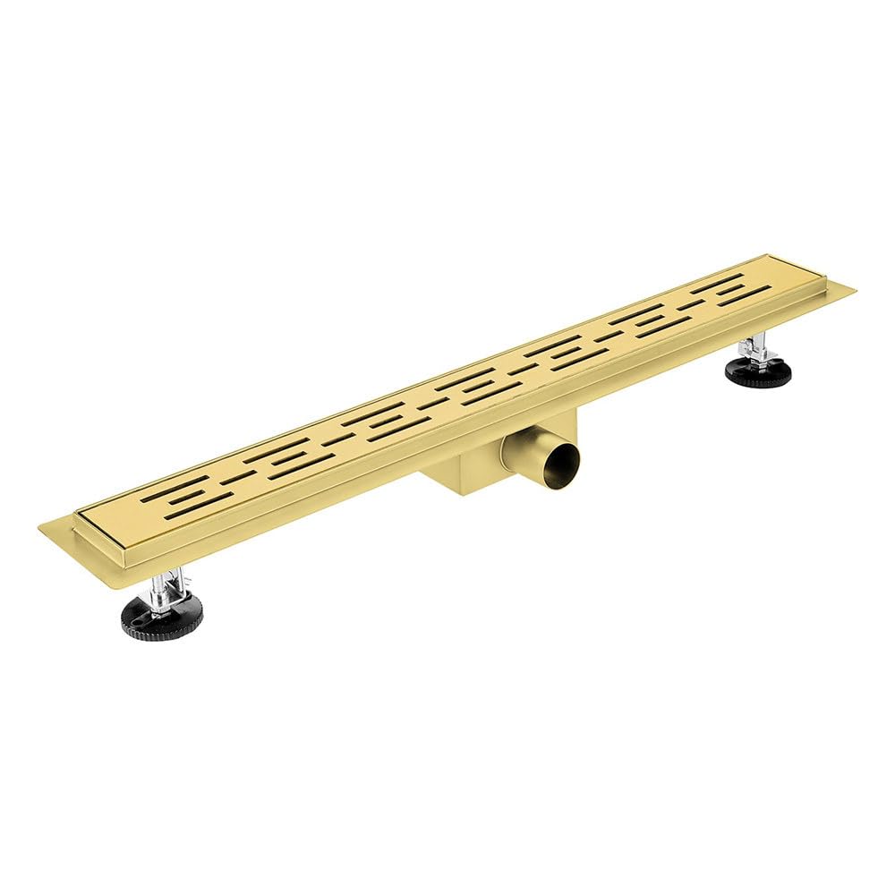 Aloni Caniveau de douche standard doré 90 cm