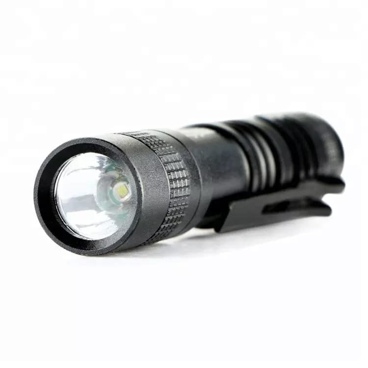 Dunamis Exousia LED Battery Powered Pocket Torch - Medical/Tactical Hand Flashlight Waterproof Small Mini Pen Light (1 Pack)