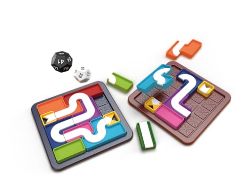 SmartGames - Genius Connection, 1 or 2 Player Battle Puzzle Game, Ages 8+, Yellow and White, 24 cm x 4.5 cm x 0.2 cm - Image 2