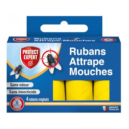 Ruban anti mouches - Blister de 4 rubans