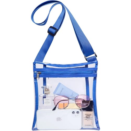 YingStar Bolso Transparente Mujer Concierto Bolso Hombro Impermeable Bolsa Playa Hombre Bolso Pequeño Playa Bolso Bandolera Pequeña Clear Messenger Bag Transparente Bolso Cruzado Bolso De Viaje