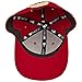 New Era Wonder Woman Classic Symbol Color Block 39Thirty Fitted Hat Large Red