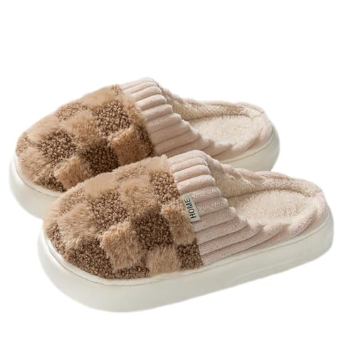 Adult slippers, flower slippers, plush slippers, cute home slippers