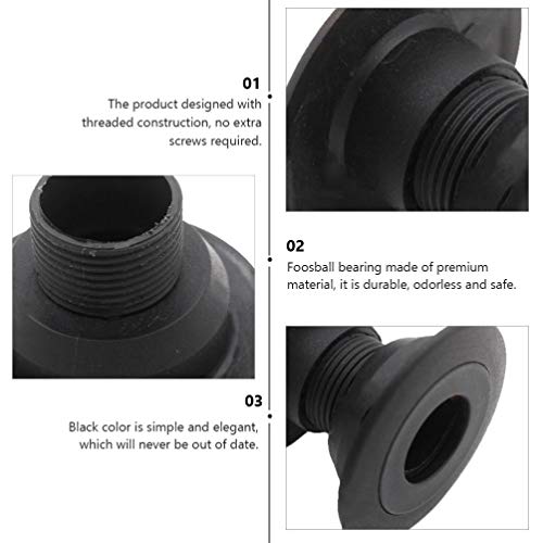 BESPORTBLE, 8 peças de rolamentos de haste de pebolim de mesa, buchas de pebolim de mesa, acessórios