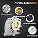 Nilight Electronic Throttle Body Fits Buick Chevrolet - Chevy Cruze 2011-2016, Trax 2013-2021, Throttle Body Assembly for Buick Encore 2013-2021, Sonic 2012-0020 1.4L, OE 55565489 55581662