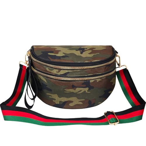 Image of Dyalsa Small Crossbody Bags for Women Canvas /PU Mini Crossbody Purse, Shoulder Bag Traveling Workout