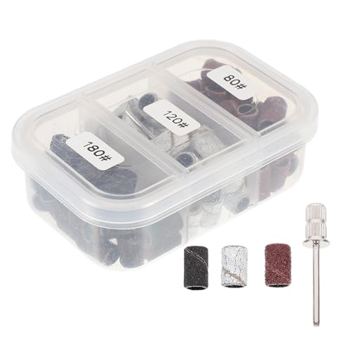 Set de 75 anillos de pulido para manicura OSALADI miniatura 1