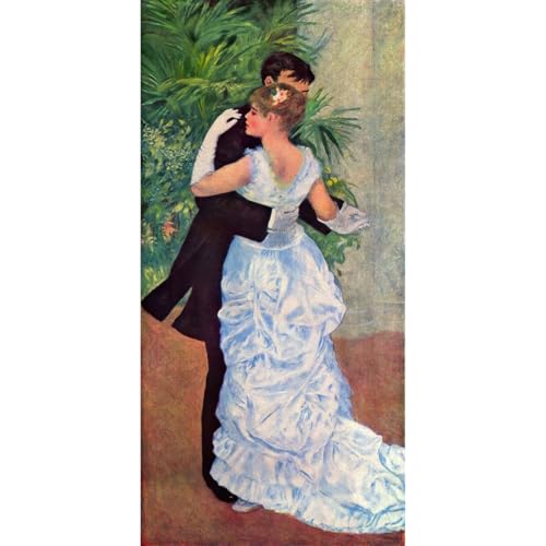 Impression sur toile roulée La danse dans la ville par Renoir - Grand format 76,2 x 101,6 cm