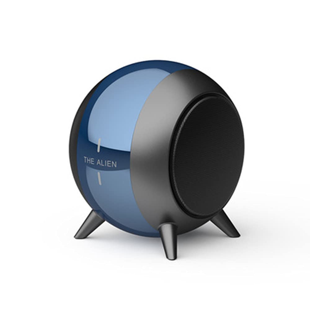 New Wireless Bluetooth Speaker Mini Metal Cannon Audio Gift Home Office Use (Blue)