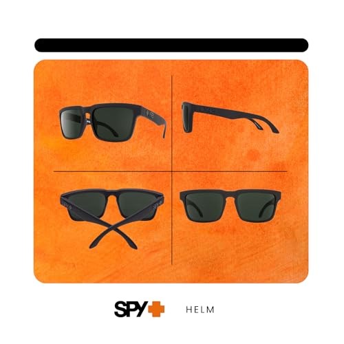Image of Spy Helm Square Sunglasses for Men for Women +BUNDLE with ACCESSORY EYEWEAR KIT
