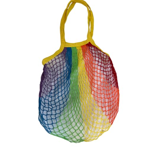 Bolsa de praia feminina sacola grande croche praia verão piscina passeios (Amarelo)