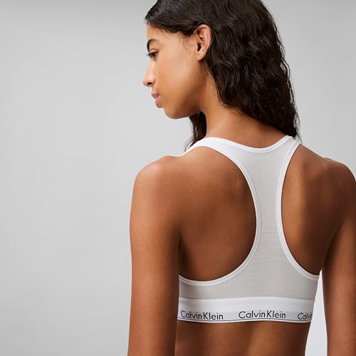 Calvin Klein Damen Modern Cotton Bralette BH, Farbe: Weiß, Mittel – Ansicht 4