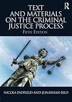 Text and Materials on the Criminal Justice Process 0406052433 Book Cover
