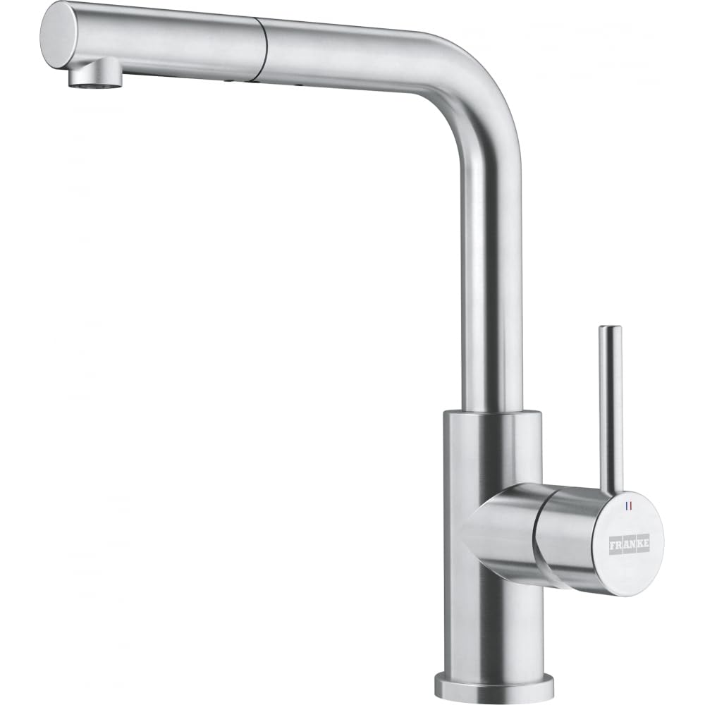 Franke 115.0706.986, Grifo de cocina Smart Glenda pull-out, Stainless steel