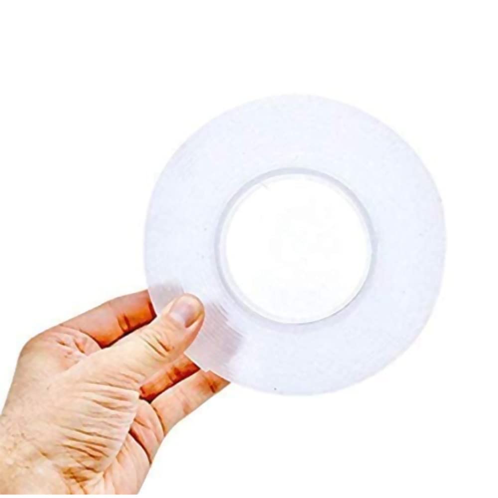 KASTWAVE Meter Magic Improvement Double Sided Tape mounting Transparent Trace less Acrylic Reuse washable Waterproof Adhesive Tape 3m
