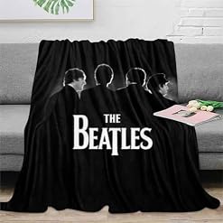 CHEWYZ Couvertures 3D en Flanelle Polaire Douce,légère et Confortable,Couverture en Peluche des Beatles pour Enfants,garçons et Filles,Couverture de lit Confortable pour canapé (100x130cm) - Les Beatles, Paul McCartney, John Lennon, RIngo Starr, George Harrison CHEWYZ Couvertures 3D en Flanelle Polaire Douce,légère et Confortable,Couverture en Peluche des Beatles pour Enfants,garçons et Filles,Couverture de lit Confortable pour canapé (100x130cm) – Image 3