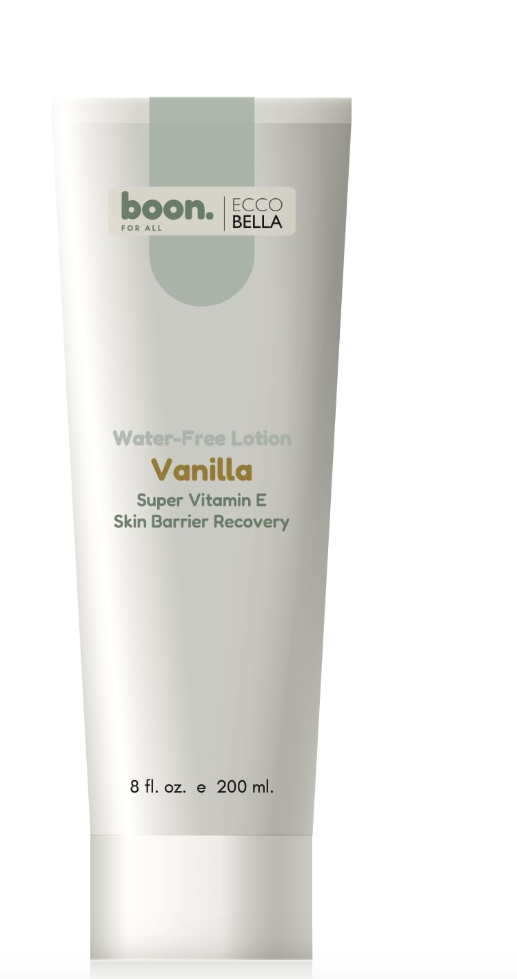Ecco Bella Vanilla Body Lotion - Plant-Based Vegan Formula - Clean and All Natural Body Lotion for Women & Men - Cruelty Free Vanilla Fragrance Body Moisturizer - Organic Vanilla Body Cream - 8 oz