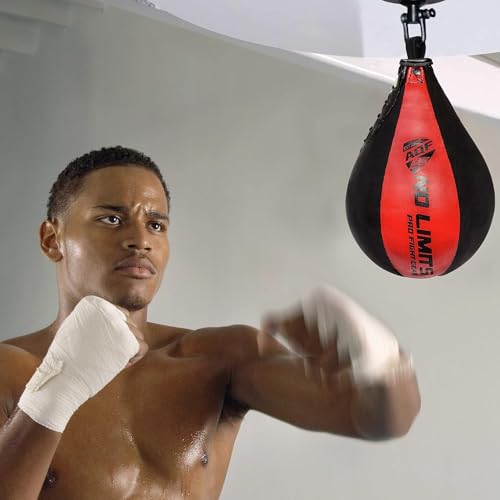 Sac de boxe en cuir stable avec pivotant de plafond pour éviter les blocages
