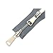 Produktbild DELICK Reißverschluss, Reißverschlüsse for Nähen, 5# Doppelschieber 60/70/80/90/100/120/150 cm Auto Lock Metal Rose Gold Zipper Red, 70 cm (Color : Gris, Size : 100cm)