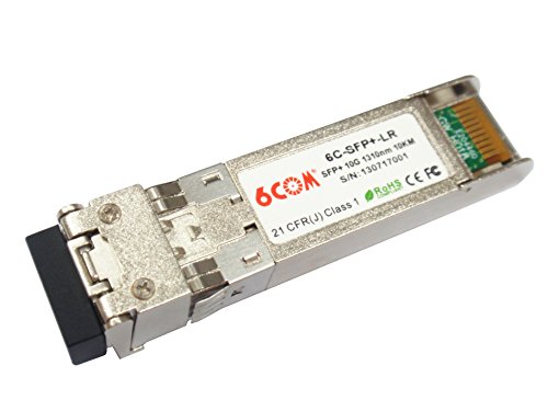 6COM 10Gb/s SFP+ Transceiver module 10GBASE-LR SMF 1310nm 10km for Cisco SFP-10G-LR