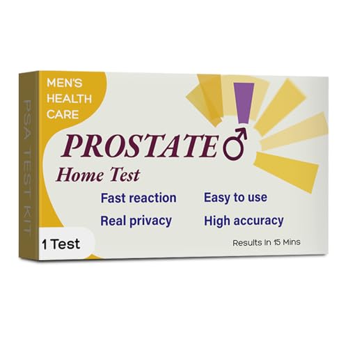 PSA Test Kit at Home PSA Health|PSA Rapid Test Kit for Men|Home PSA Test in 10 Minutes. Easy to Read Accurate and Quick Results|Includes All Test Components