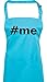 Shirtinstyle Delantal del Babero Delantal de Cocina Hashtag # Me, Muchos Colores - Turquesa, 72 x 86 cm