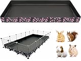 DZWLKJ Guinea Pig Cage Liner,Washable Tarp Bottom Base,Cherry Graphic ,36