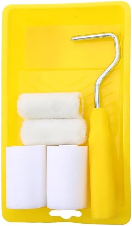 paint roller kit Mini Rodillo De Pintura De Espuma De 6 Piezas, Kit De Decoración De Pintura De 2 Pulgadas, Pequeño Rodillo De Pintura, Juego De