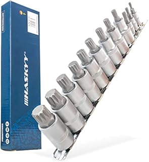 XZN Multi-Tooth Socket Wrench Set I M4 M5 M6 M8 M10 M12 M14 M16 I 8 pcs. Multi-Tooth bit Set