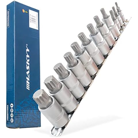 XZN Multi-tooth socket wrench set I M4 M5 M6 M8 M10 M12 M14 M16 I 8 pcs. multi-tooth bit set Cover