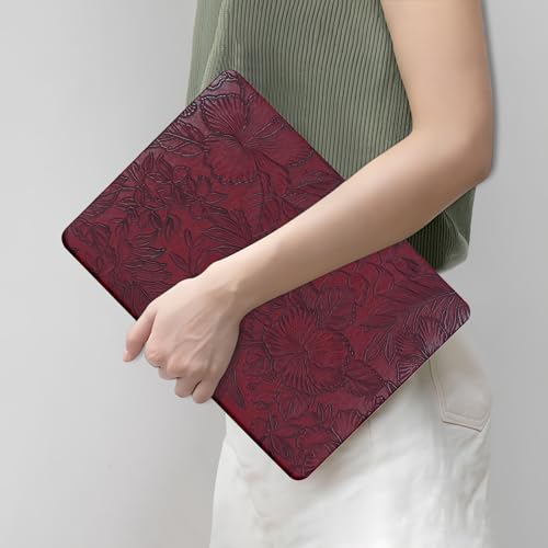 Funda MacBook Neo 2026 A3404 protector rígido borgoña de 33cm 2