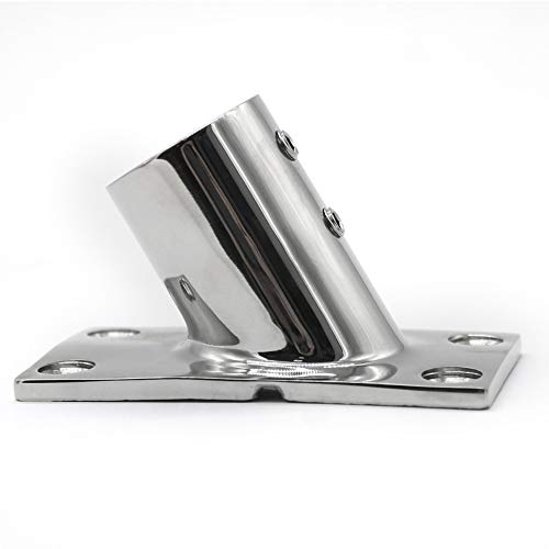 Barre d'appui rectangulaire NRC&XRC en acier inoxydable 316 pour bateaux et auvents
