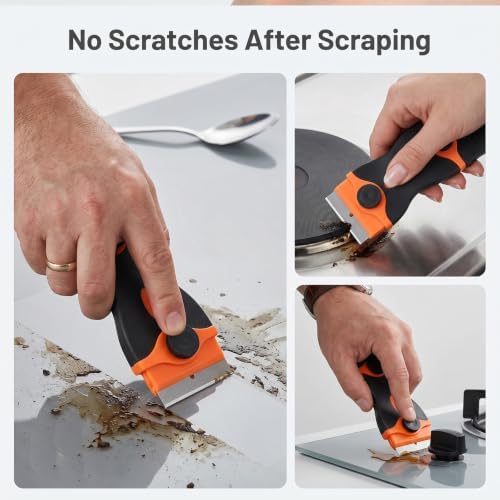 9 Pcs Plastic Razor Blades Scraper, Plastic Scraper Tool — 사진 4