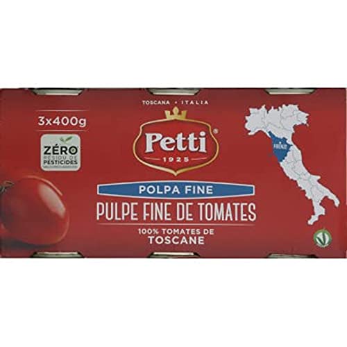 PETTI Muñeca de tomate fina 100% POMODORO TOSKANE - 3 x 400 g