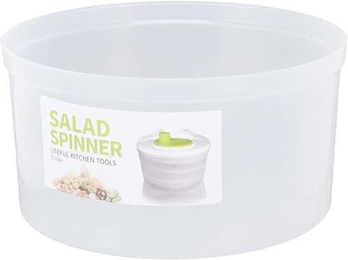 Miniatura 9 de Salad Drainer Plastic Vegetables Dryer Colander Bowl Dehydrator Bowl for Spinner 3L for Large Drying Machine Salad Bowl Large Spinners