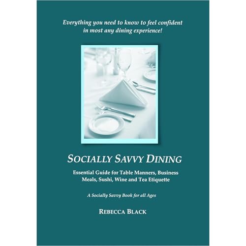 SOCIALLY SAVVY DINING Audiolibro Por Rebecca Black arte de portada