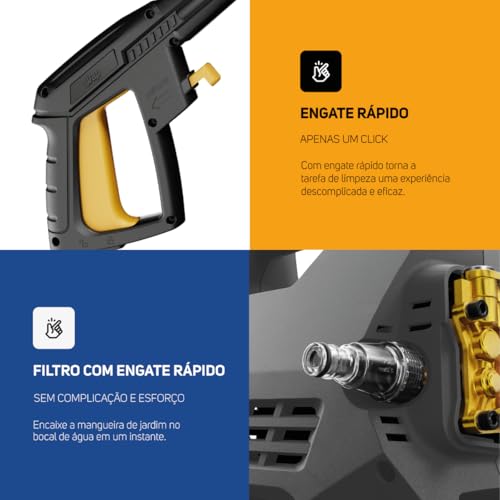 WAP Lavadora de Alta Pressão Profissional WL 4000, 420L/h, com Agulha Desobstruidora e Motor de Indu