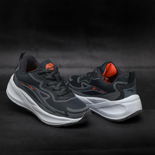 Image of ASIAN Kid's VAYU-01 Sports Running,Walking,Outdoor Shoes with Eva Sole Extra Jump Casual Sneaker Shoes for Boy's Light Grey,UK 3