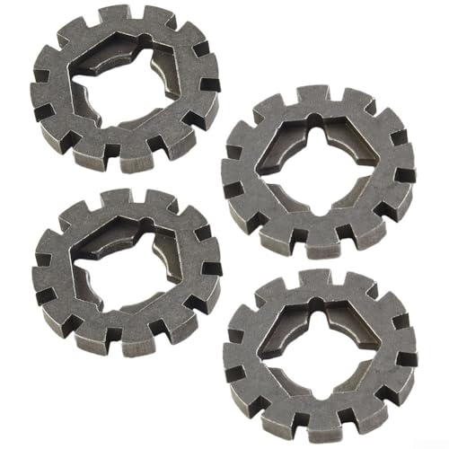 Oscillating Tool Blade Adapter 4 Pack, Oscillating Saw Shank for Multi Tool Saw Blade Connector, Steel Oscillating Multi Tool Accessory for Woodworking Power Tool Attachment