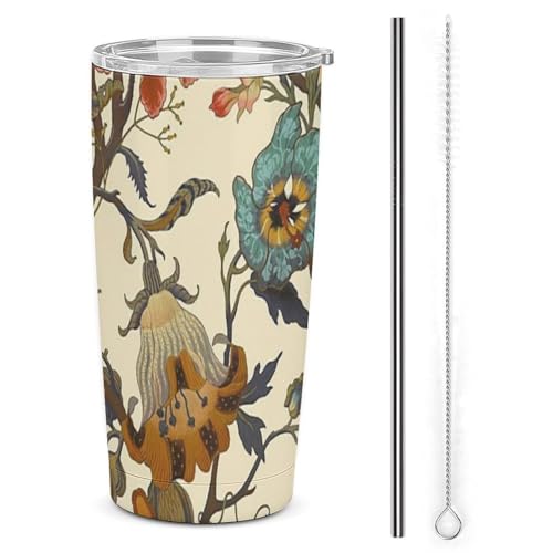 Ԃ̃Jbv William Morris ԕ Xg[&Xg[uVt }OJbv R[q[Jbv 600ml RrjJbv ^u[ XeX ۗ ۉ ԗp Wt ^  e  LN^[ lC v[g