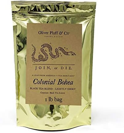 Oliver Pluff & Co. Colonial Bohea - Loose Leaf Black Tea – Award Winning Historical Loose Leaf Tea (1 Pound)