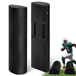 2 PCS Football Step Over Dummy PU Football Tackling Dummy Waterproof Football Training Equipment with Handle for Footwork Sports Training product image