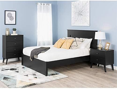 Prepac Milo 2-drawer Nightstand, Black