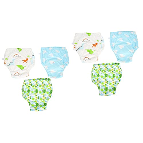 Healifty 6 Piezas Mixtas De Pañales Para Niños Pequeños Para Piscina M Pañales De Natación Lavables Elásticos Suministros Para Bebés Pañales Cómodos Pantalones Bebés Nadando Reutilizables
